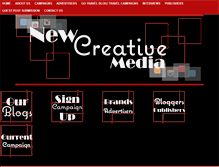 Tablet Screenshot of newcreativewriting.com